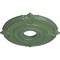 Ekena Millwork Attica Ceiling Medallion (Fits Canopies up to 5"), Hand-Painted Athenian Green, 18"OD x 4"ID x 5/8"P CM18ATAGF - alternate 4